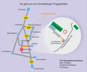 Anfahrt zum Flugplatzfest